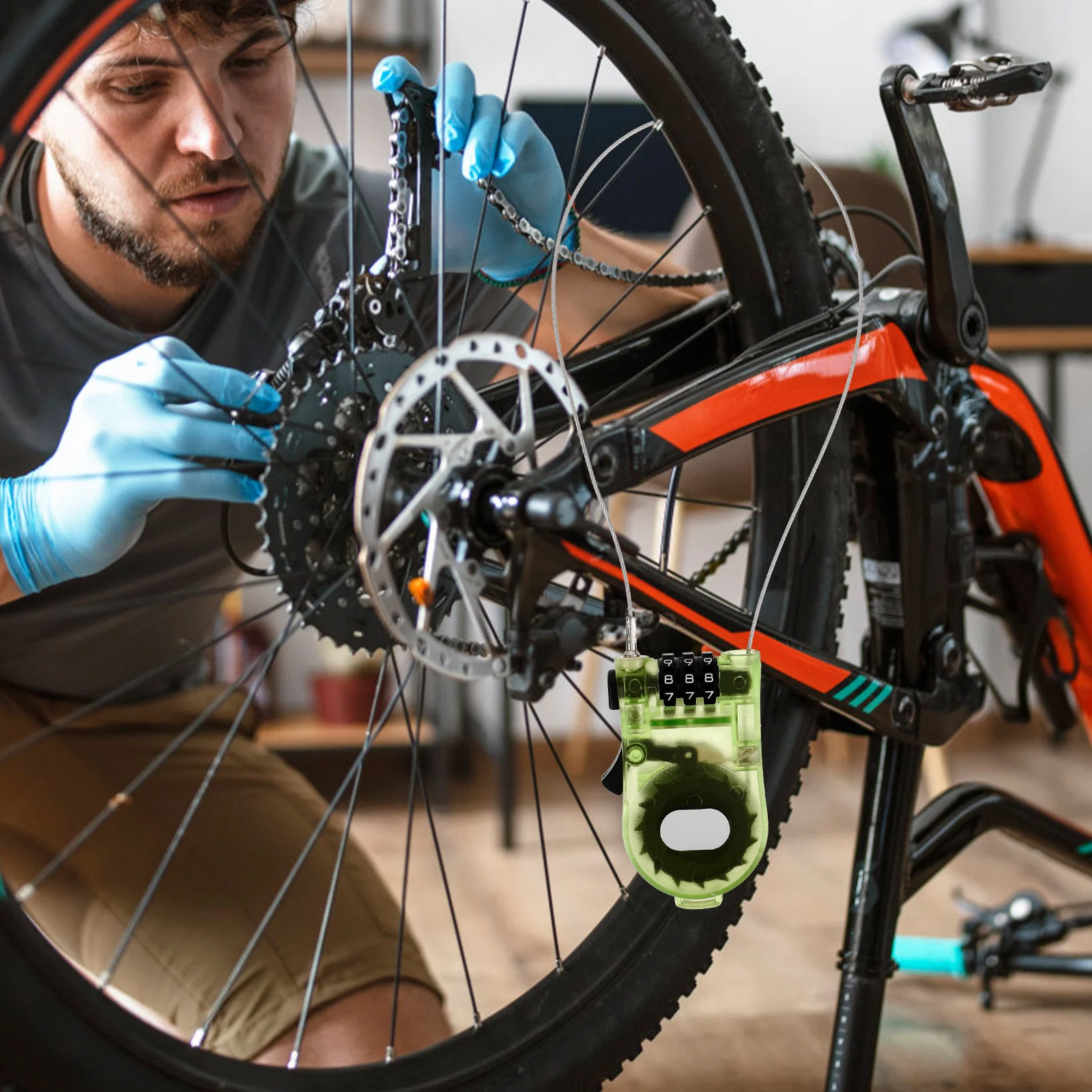 Bicycle Anti-Theft Plastic Cable For Ski Board Snowboard Mountain Bike Scooter Compact Security Lock Password Lock
Bicycle Anti-Theft Plastic Cable For Ski Board Snowboard Mountain Bike Scooter Compact Security Lock Password Lock