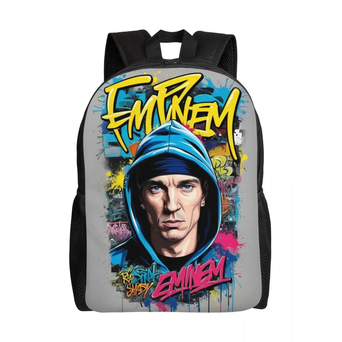 Custom Rapper E-Eminems Poster Travel Backpack Men Women School Laptop Bookbag Hip Pop Music College Student Daypack Bags
Custom Rapper E-Eminems Poster Travel Backpack Men Women School Laptop Bookbag Hip Pop Music College Student Daypack Bags