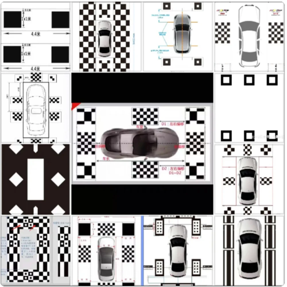 Calibration Cloth Automotive 360 Degree Panoramic Imaging System 3D Neutral Universal View Car Camera Splicing and Debugging
Calibration Cloth Automotive 360 Degree Panoramic Imaging System 3D Neutral Universal View Car Camera Splicing and Debugging