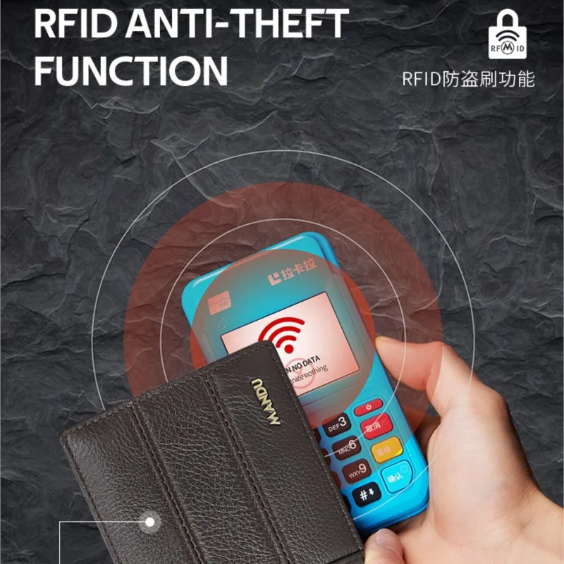 Винтажный кошелек из натуральной кожи для мужчин, RFID-антимагнитная подкладка, держатель для удостоверений личности с несколькими слотами Cartera Hombre Billeteras
Винтажный кошелек из натуральной кожи для мужчин, RFID-антимагнитная подкладка, держатель для удостоверений личности с несколькими слотами Cartera Hombre Billeteras