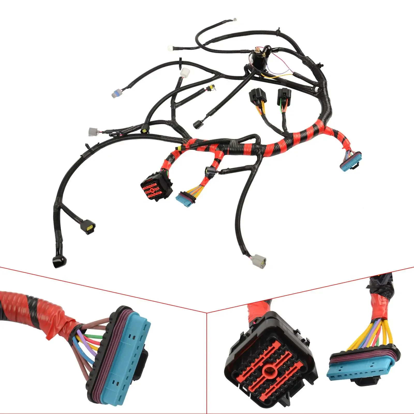 AP03 Engine Wiring Harness For Ford Super Duty F-250,F-350,F-450,F-550 7.3L Diesel Engine 2002 2003 YC3Z12B637EA
AP03 Engine Wiring Harness For Ford Super Duty F-250,F-350,F-450,F-550 7.3L Diesel Engine 2002 2003 YC3Z12B637EA