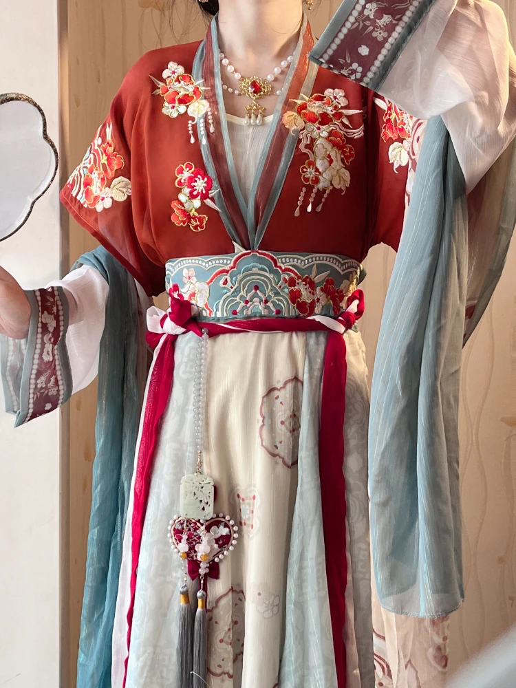 Tang Dynasty Women Hanfu Traditional Chinese Cloth Outfit Ancient Folk Chic Dance Costumes Oriental Fairy Princess Cosplay Dress
Tang Dynasty Women Hanfu Traditional Chinese Cloth Outfit Ancient Folk Chic Dance Costumes Oriental Fairy Princess Cosplay Dress