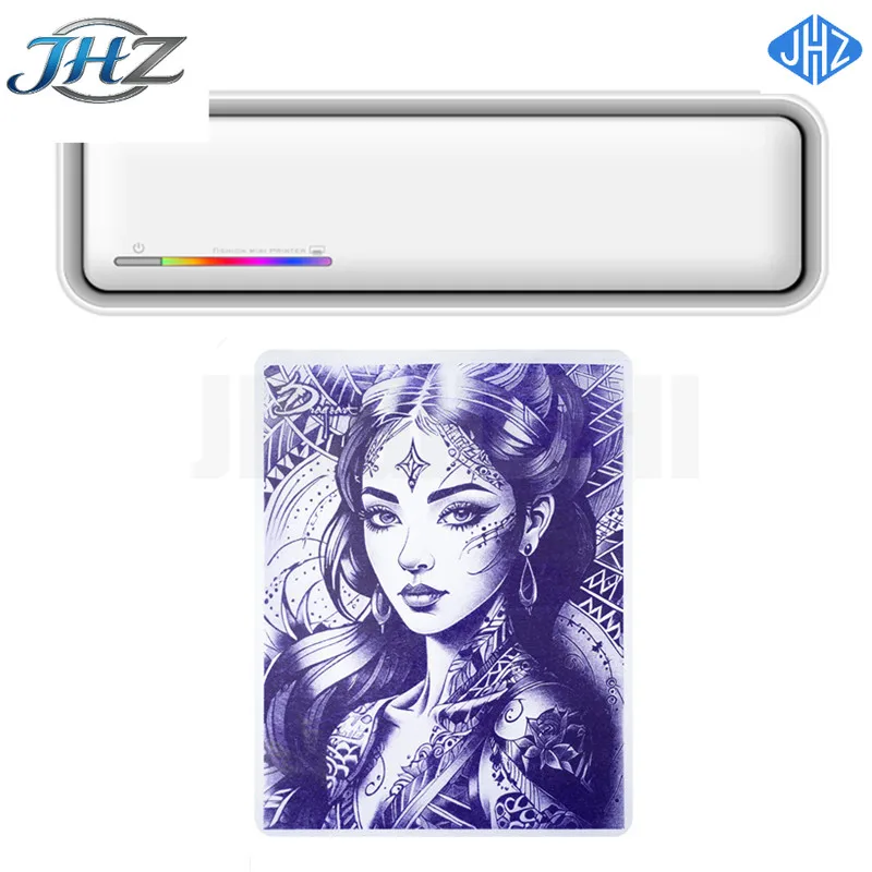 Портативный принтер для тату-трафаретов JHZ X9, беспроводной термопринтер для татуировок, совместимый с телефоном/планшетом/ПК, для тату-мастеров и боди-арта
Портативный принтер для тату-трафаретов JHZ X9, беспроводной термопринтер для татуировок, совместимый с телефоном/планшетом/ПК, для тату-мастеров и боди-арта