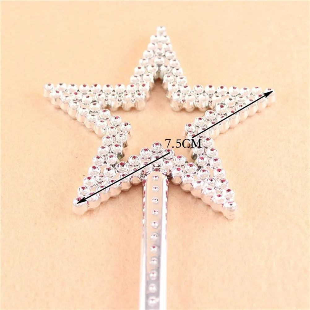 6Pcs Fairy Wand Pentagram Shape Plastic Electroplated Star Wand for Girls Birthday Celebration Halloween Party Themed
6Pcs Fairy Wand Pentagram Shape Plastic Electroplated Star Wand for Girls Birthday Celebration Halloween Party Themed