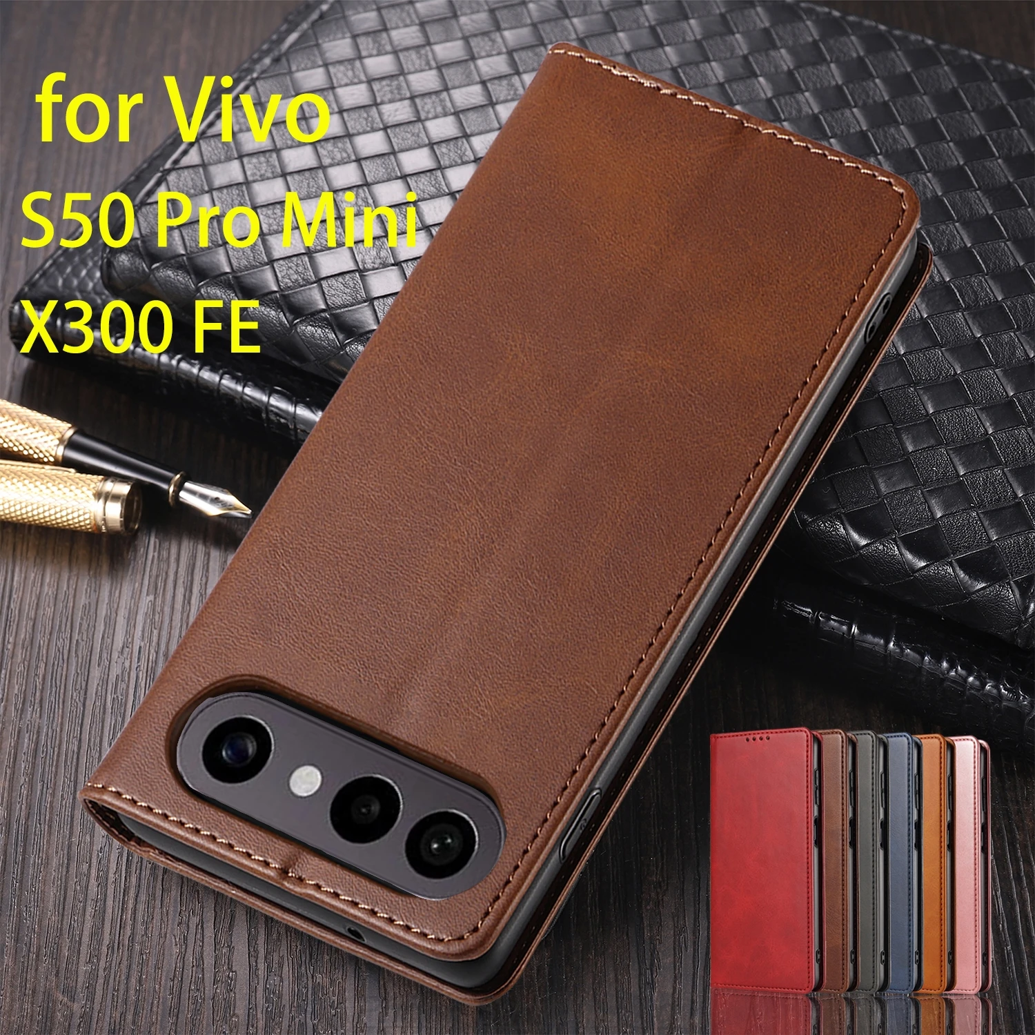 Leather Case for Vivo S50 Pro Mini / X300 FE Flip Case Card Holder Holster Magnetic Attraction Cover Wallet Case Fundas Coque
Leather Case for Vivo S50 Pro Mini / X300 FE Flip Case Card Holder Holster Magnetic Attraction Cover Wallet Case Fundas Coque