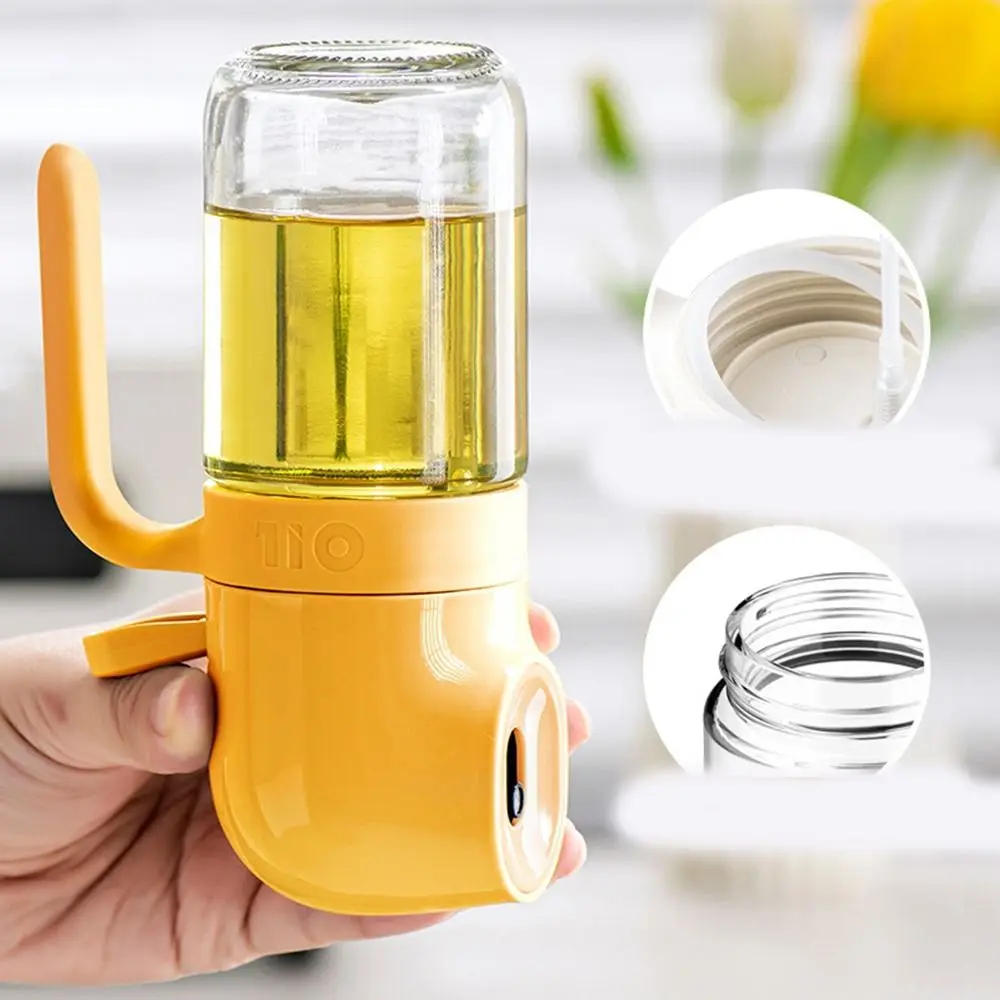 Convenient Glass Oil Spray Bottle Quantitative Leak-proof Oil Mister Food-grade Oil Dispensers for Home
Convenient Glass Oil Spray Bottle Quantitative Leak-proof Oil Mister Food-grade Oil Dispensers for Home