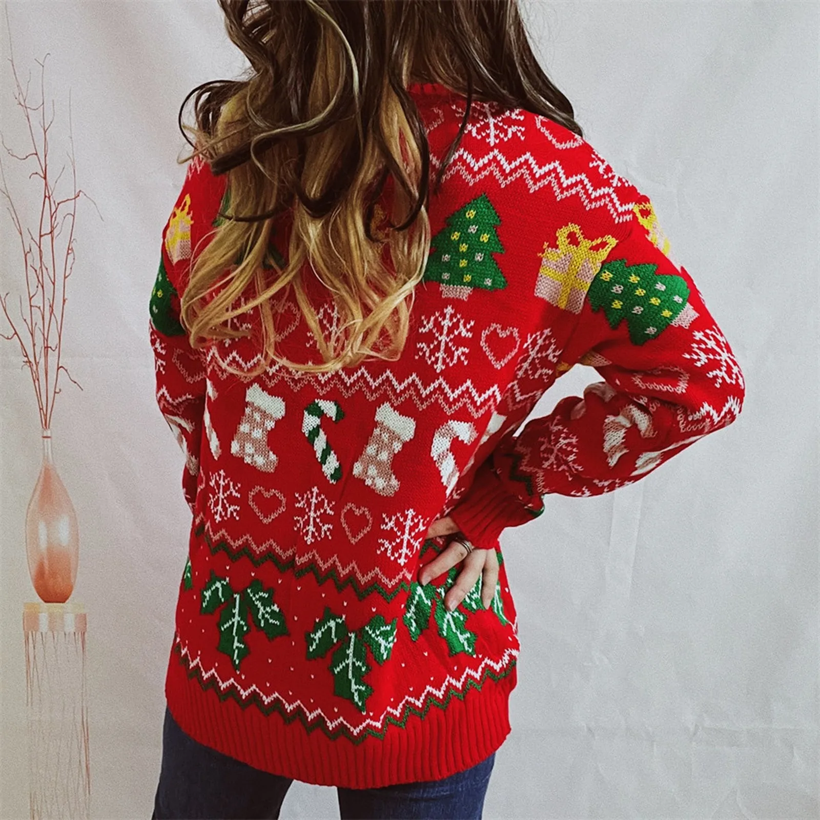 Christmas Women Knitwear Sweater Loose Fit Snowman Jumpers Long Sleeve Casual Pullovers New Year Daily Outfit Women‘s Clothing
Christmas Women Knitwear Sweater Loose Fit Snowman Jumpers Long Sleeve Casual Pullovers New Year Daily Outfit Women‘s Clothing