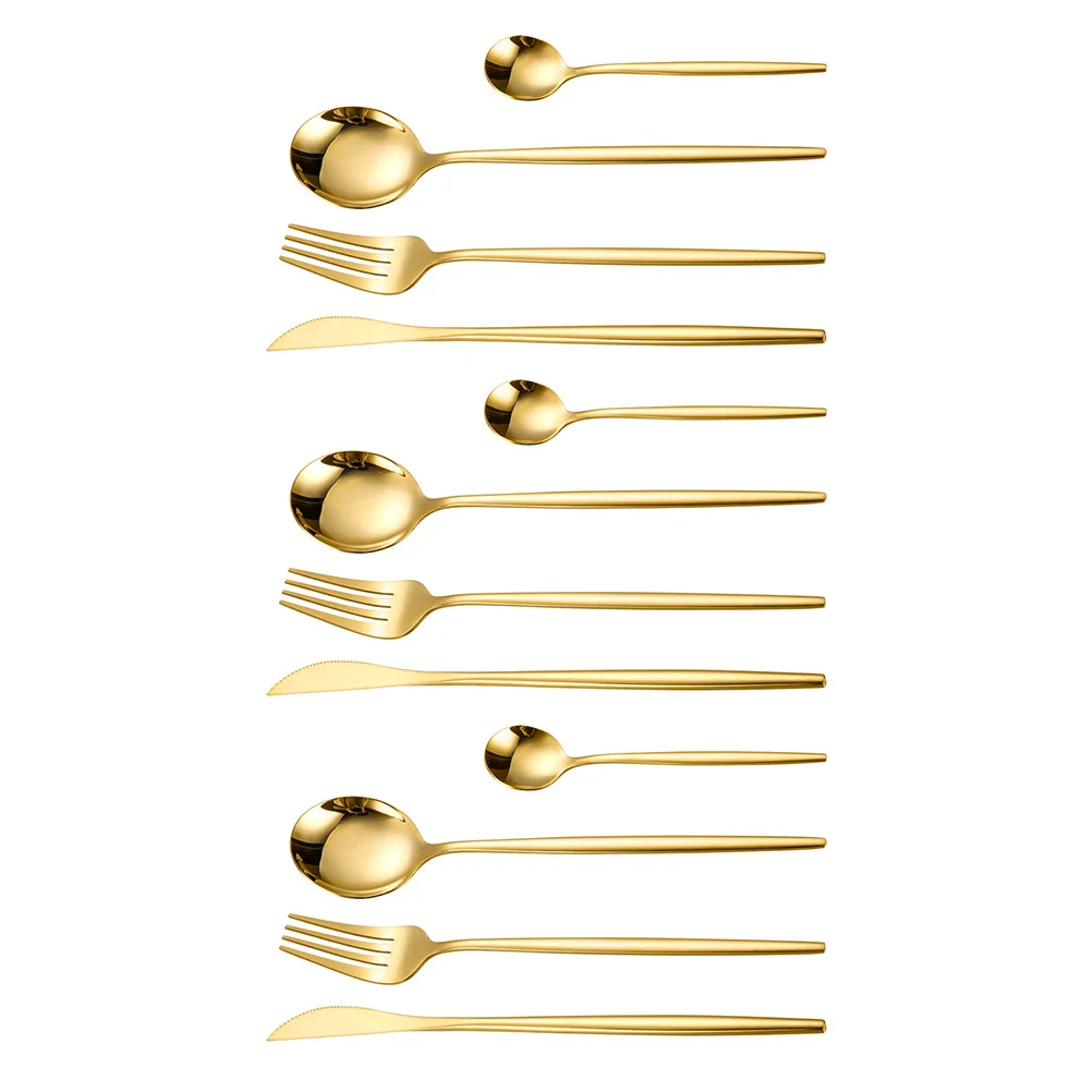 Stainless Steel Cutlery Set Home Tableware Western Food Flatware Steak Fork Spoon Cutter Kitchen Utensil Practical
Stainless Steel Cutlery Set Home Tableware Western Food Flatware Steak Fork Spoon Cutter Kitchen Utensil Practical