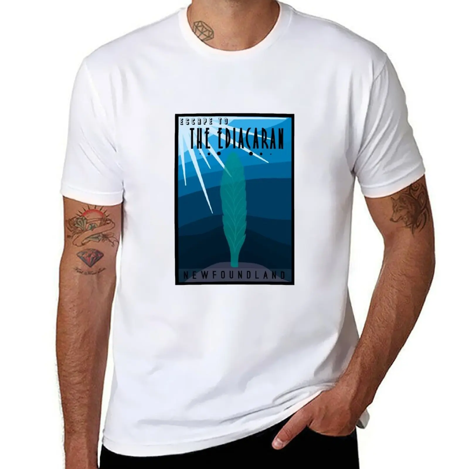 Escape to the Ediacaran of Newfoundland T-Shirt t shirts for man pack cotton man t shirt summer T-Shirt
Escape to the Ediacaran of Newfoundland T-Shirt t shirts for man pack cotton man t shirt summer T-Shirt