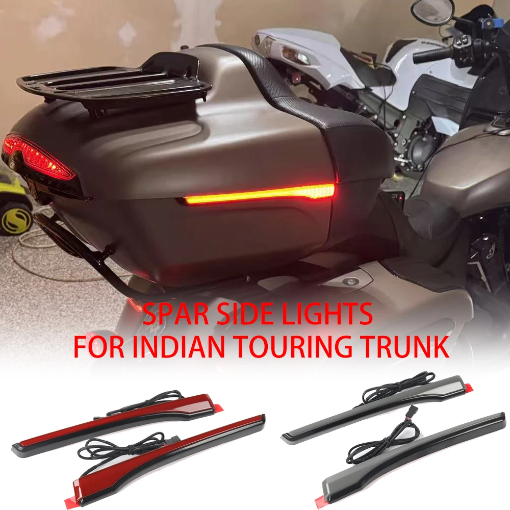 LED Side Lights for Indian Roadmaster/Pursuit/ 2020-2024 Motorcycle Trunk Lights , Touring Bike Luggage Case Accessories
LED Side Lights for Indian Roadmaster/Pursuit/ 2020-2024 Motorcycle Trunk Lights , Touring Bike Luggage Case Accessories