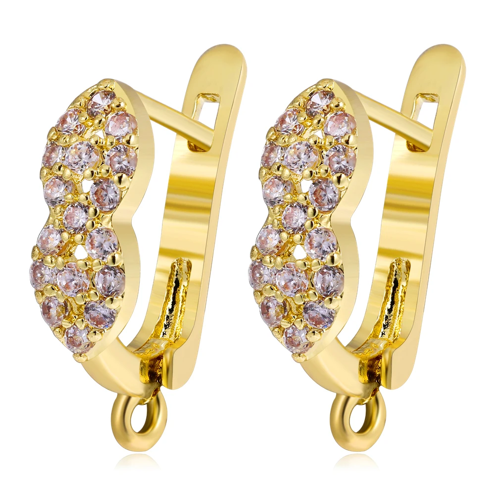 Juya 18K Gold Plated Basic Earplugs Fastener Fixtures Earring Locks Accessories For DIY Women Fashion Decoration Earrings Making
Juya 18K Gold Plated Basic Earplugs Fastener Fixtures Earring Locks Accessories For DIY Women Fashion Decoration Earrings Making