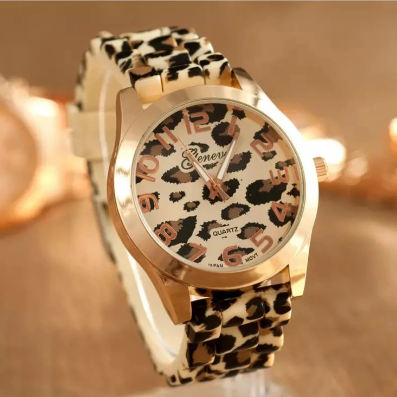 Watch Leopard Print Silicone Watch 2024 New Fashion Casual Student Watch Leopard Print Color Quartz
Watch Leopard Print Silicone Watch 2024 New Fashion Casual Student Watch Leopard Print Color Quartz