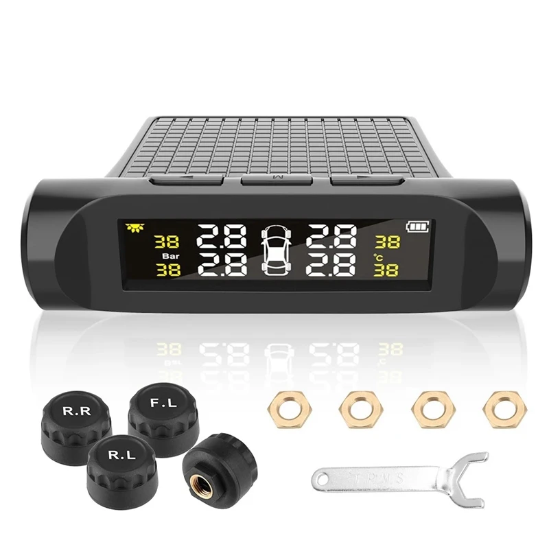 Car TPMS Tyre Pressure Monitoring SystemTyre Pressure Battery Digital LCD Display Auto Security Alarm Systems
Car TPMS Tyre Pressure Monitoring SystemTyre Pressure Battery Digital LCD Display Auto Security Alarm Systems
