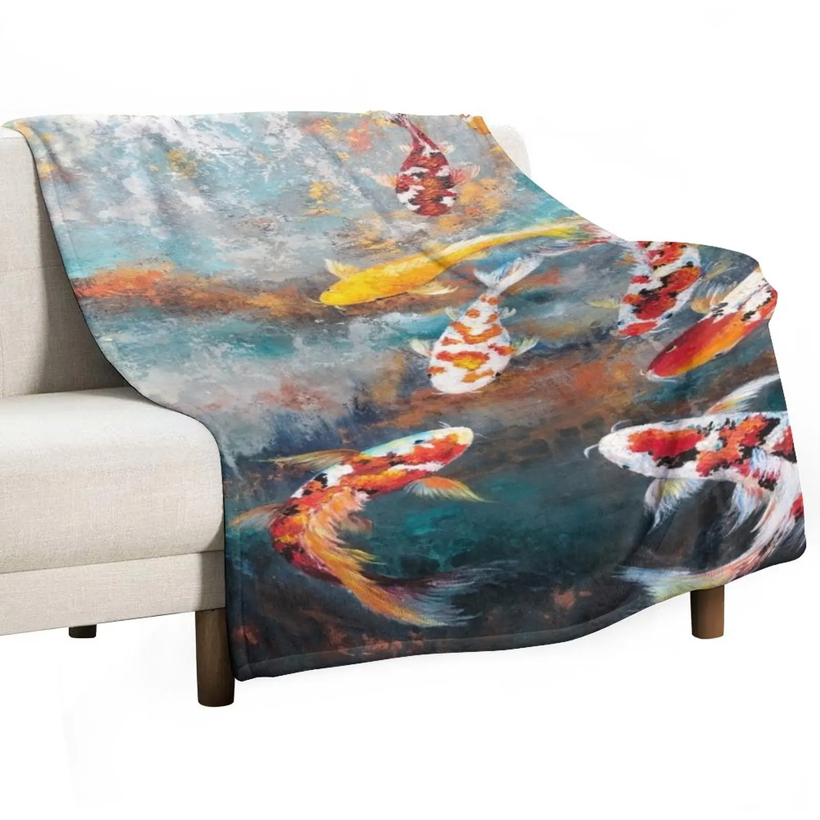 Koi fish Throw Blanket christmas gifts Furry Blankets For Baby Softest Blankets
Koi fish Throw Blanket christmas gifts Furry Blankets For Baby Softest Blankets