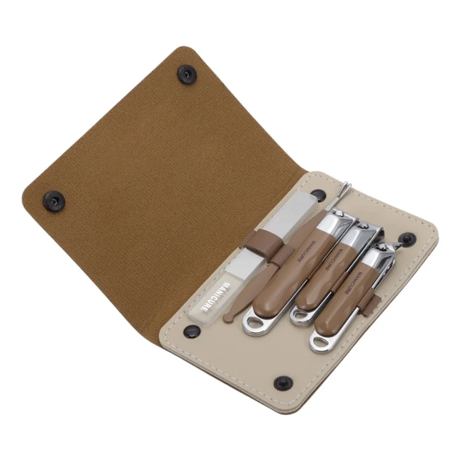 Fashion Nail Clippers Set 5-piece Set Brown
Fashion Nail Clippers Set 5-piece Set Brown