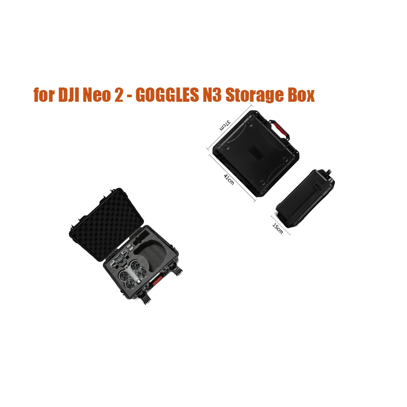 High-capacity hard box storage bag designed specifically for DJI Neo 2 - GOGGLES N3 Storage Box
High-capacity hard box storage bag designed specifically for DJI Neo 2 - GOGGLES N3 Storage Box