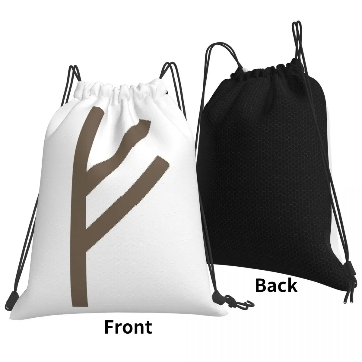 Fehu - First Rune In The Futhark Alphabet Backpacks Fashion Drawstring Bags Sports Bag Book Bags for Man Woman Students
Fehu - First Rune In The Futhark Alphabet Backpacks Fashion Drawstring Bags Sports Bag Book Bags for Man Woman Students
