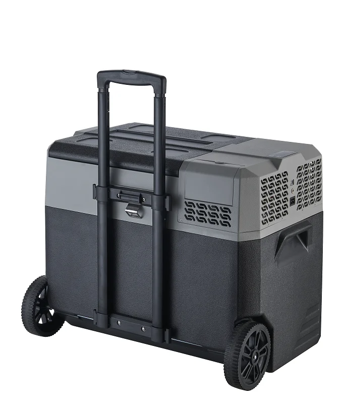 62L Portable Car Refrigerator Fridge Freezer With Trolley Wheels Powerful Compressor APP Control Cooler for Camping Outdoor
62L Portable Car Refrigerator Fridge Freezer With Trolley Wheels Powerful Compressor APP Control Cooler for Camping Outdoor