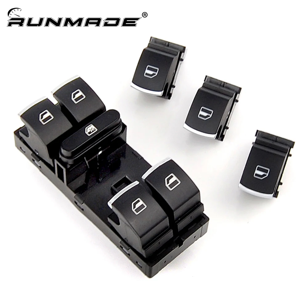 runmade Master Window Panel Switch With Chrome 5ND 959 857 / 5ND 959 855 For 2005-2013 VW CC Passat Jetta Golf Tiguan Touran
runmade Master Window Panel Switch With Chrome 5ND 959 857 / 5ND 959 855 For 2005-2013 VW CC Passat Jetta Golf Tiguan Touran