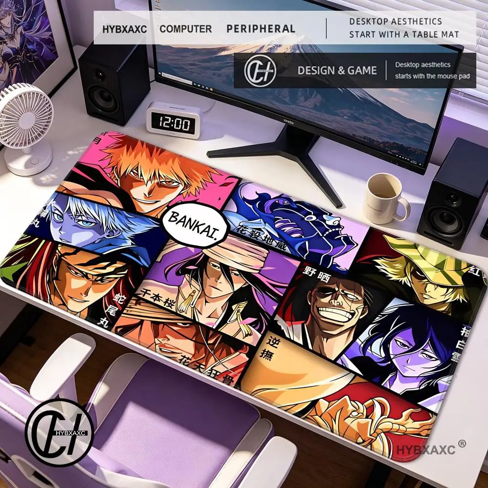 HYBXAXC Mouse Pad Black White Anime B-LEACH MauseMats Gaming Accessories Gamer Keyboard DeskMat Kurosaki Ichigo Mousepad
HYBXAXC Mouse Pad Black White Anime B-LEACH MauseMats Gaming Accessories Gamer Keyboard DeskMat Kurosaki Ichigo Mousepad