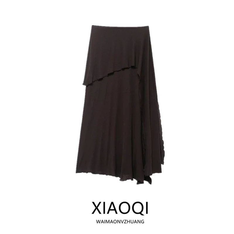 High Waist Midi Skirt Soft Material Split Versatile Women's Faion New Arrival Autumn 2025 Ci Commute Casual Loose Fit
High Waist Midi Skirt Soft Material Split Versatile Women's Faion New Arrival Autumn 2025 Ci Commute Casual Loose Fit