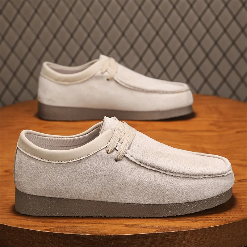2025 Retro Beige Loafers Man Comfort Platform Men's Casual Shoes High Quality Social Shoe Male Designer Shoes zapatos de hombre
2025 Retro Beige Loafers Man Comfort Platform Men's Casual Shoes High Quality Social Shoe Male Designer Shoes zapatos de hombre