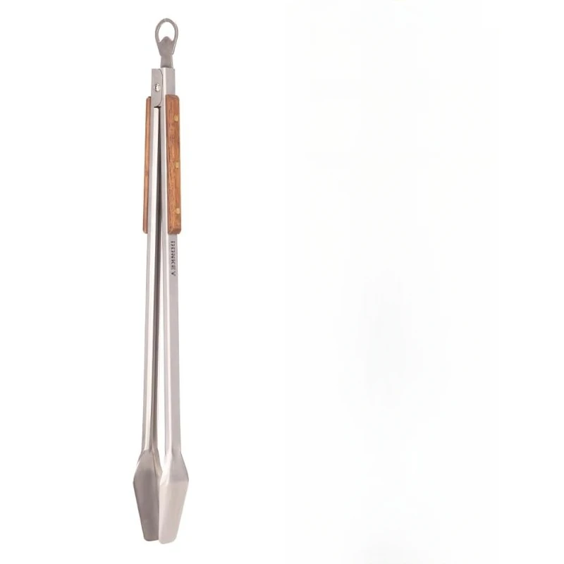 BBQ Tongs 27 inch - Donkey Tong - Stainless Steel, Locking Tongs, Bottle Opener, Wooden Handles, Premium Tongs
BBQ Tongs 27 inch - Donkey Tong - Stainless Steel, Locking Tongs, Bottle Opener, Wooden Handles, Premium Tongs