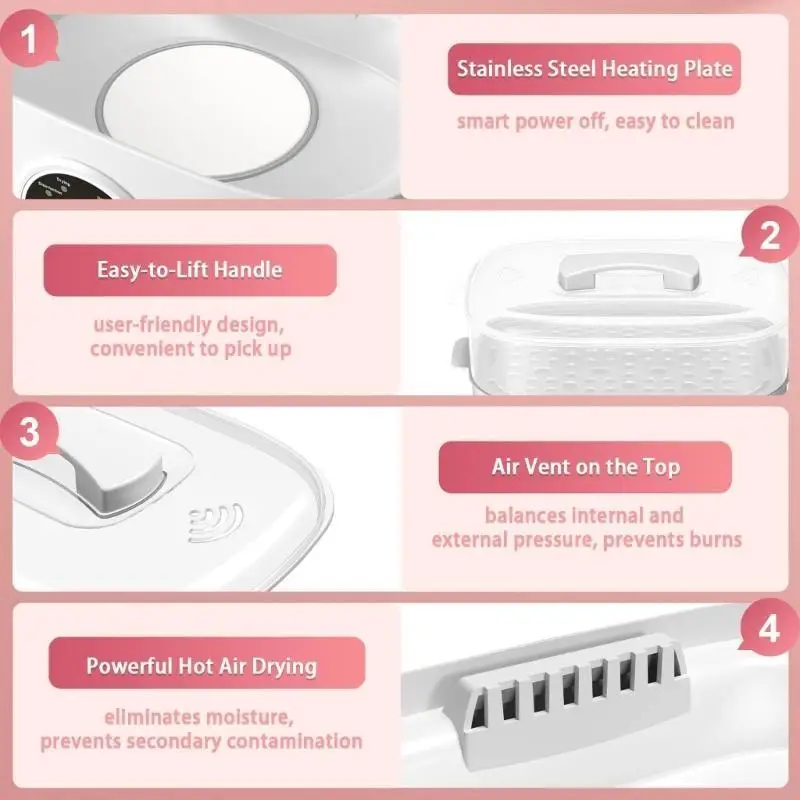 Тройная функция, поджаривание детского молока, противотуманный стерилизатор с изменяемой температурой, автоматическая сушка, 220
Тройная функция, поджаривание детского молока, противотуманный стерилизатор с изменяемой температурой, автоматическая сушка, 220