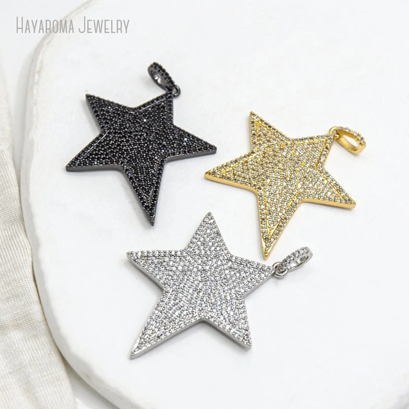 10Pcs Plated Star Copper Metal Cubic Zirconia Invisible Setting Wholesale Jewelry Pendant
10Pcs Plated Star Copper Metal Cubic Zirconia Invisible Setting Wholesale Jewelry Pendant