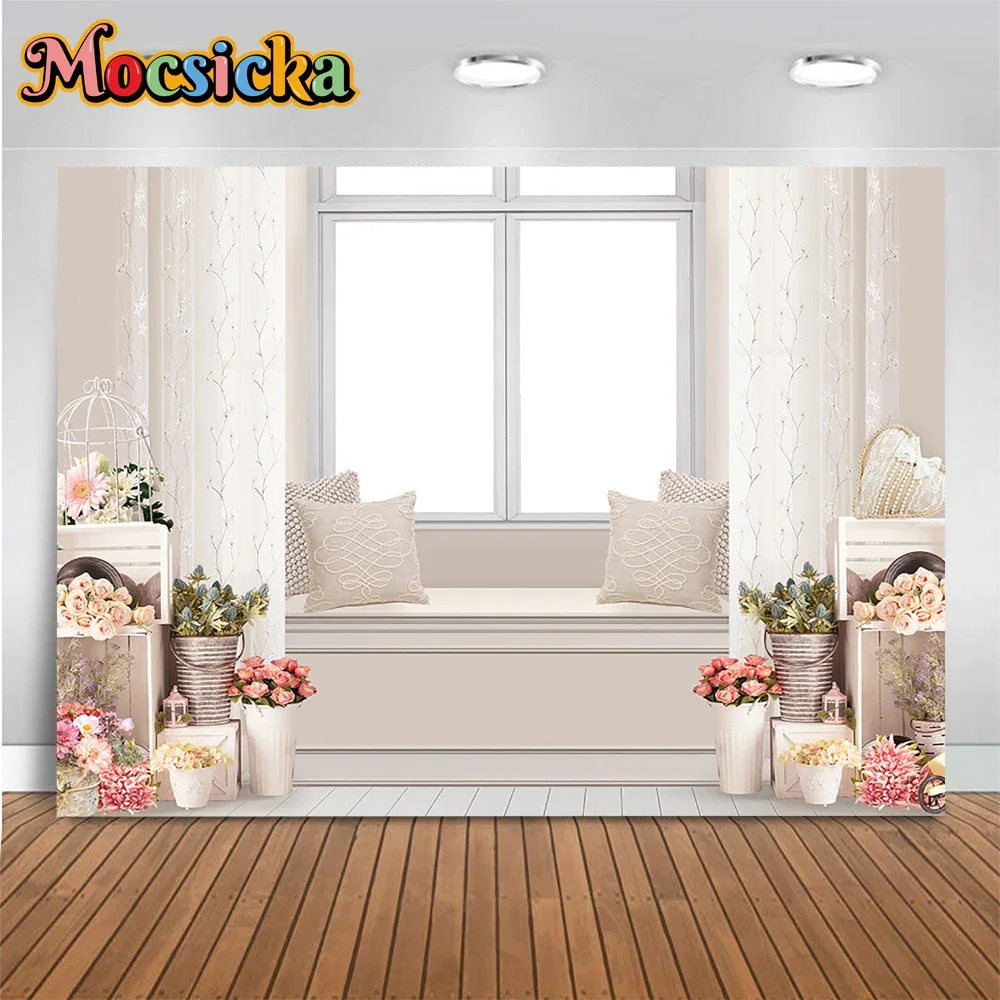 Interior Decoration Studio Wedding Background Prop Flower Potted White Curtains Window Photography Backdrop Newborn Art Photo
Interior Decoration Studio Wedding Background Prop Flower Potted White Curtains Window Photography Backdrop Newborn Art Photo