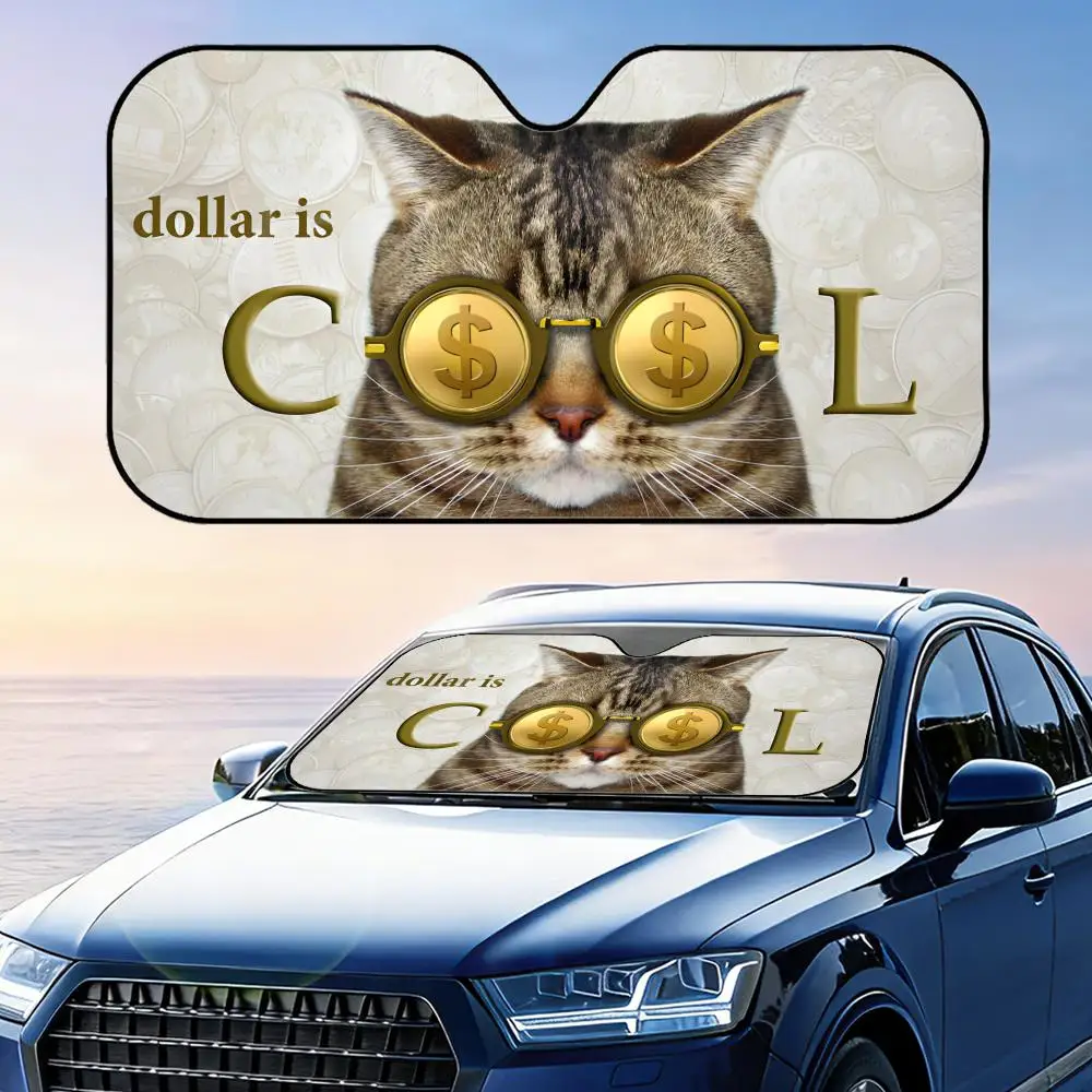 Солнцезащитный козырек с изображением кота в золотых очках, многоразовый, из алюминиевой фольги, для защиты от УФ-излучения и теплоизоляции, накладка на лобовое стекло
Солнцезащитный козырек с изображением кота в золотых очках, многоразовый, из алюминиевой фольги, для защиты от УФ-излучения и теплоизоляции, накладка на лобовое стекло