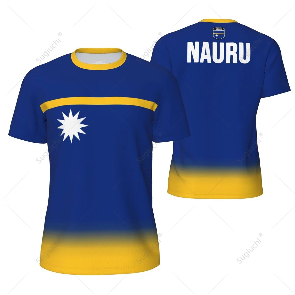 Sports Mesh T-shirt Nauru Flag For Running Bike Soccer Tennis Football Fitness Tees 3D Printed Custom
Sports Mesh T-shirt Nauru Flag For Running Bike Soccer Tennis Football Fitness Tees 3D Printed Custom