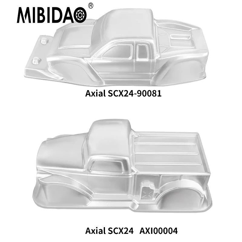 MIBIDAO Plastic Clear Body Shell Unpainted for Axial SCX24 90081 Deadbolt AXI00004 1/24 RC Crawler Car Truck Upgrade Parts
MIBIDAO Plastic Clear Body Shell Unpainted for Axial SCX24 90081 Deadbolt AXI00004 1/24 RC Crawler Car Truck Upgrade Parts