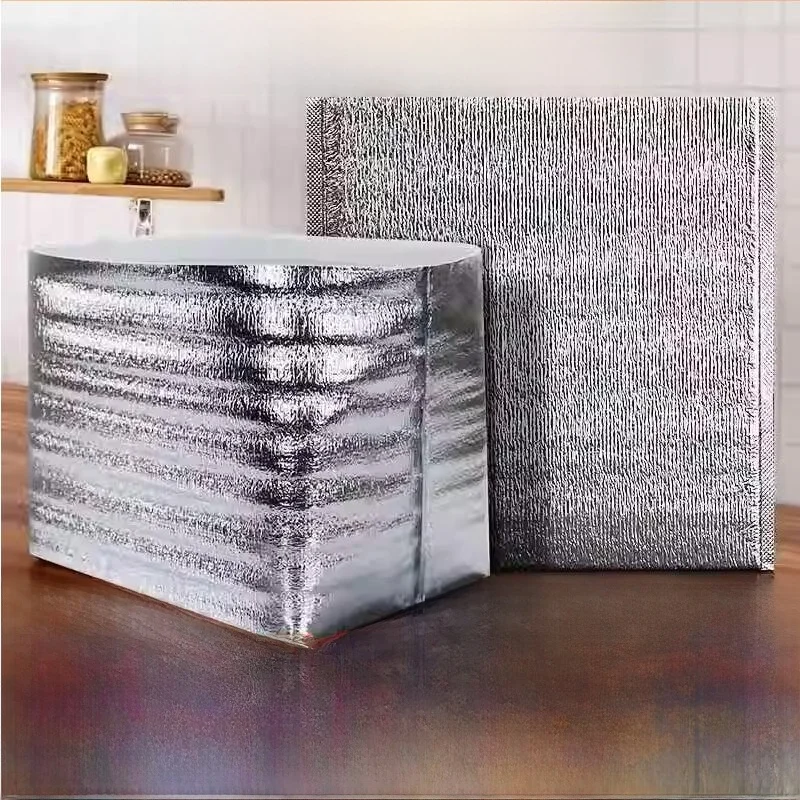 Thiened Aluminum Foil Insulated Bag Large Size Foam Food very Thermal Carrier Commercially Used for Cold Storage
Thiened Aluminum Foil Insulated Bag Large Size Foam Food very Thermal Carrier Commercially Used for Cold Storage