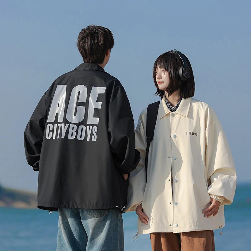 Повседневная ветрозащитная куртка свободного кроя для пар, весна-осень, в японском стиле, молодежная, на молнии, с длинными рукавами, для подростков
Повседневная ветрозащитная куртка свободного кроя для пар, весна-осень, в японском стиле, молодежная, на молнии, с длинными рукавами, для подростков