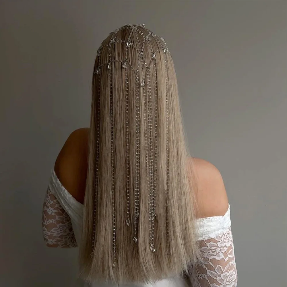 Geometric Crystal Mesh Tassel Headband Wedding Wig Accessories Nightclub Fringe Acrylic Bridal Hair Chain Hat Women Jewelry Gift
Geometric Crystal Mesh Tassel Headband Wedding Wig Accessories Nightclub Fringe Acrylic Bridal Hair Chain Hat Women Jewelry Gift