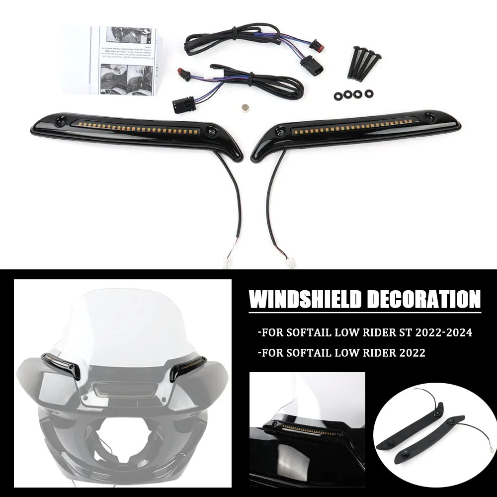 For Harley Softail Low Rider ST/FXLRST & El Diablo FXRST Motorcycle SOFTAIL LOW RIDER STLED Windshield Decoration Accessories
For Harley Softail Low Rider ST/FXLRST & El Diablo FXRST Motorcycle SOFTAIL LOW RIDER STLED Windshield Decoration Accessories