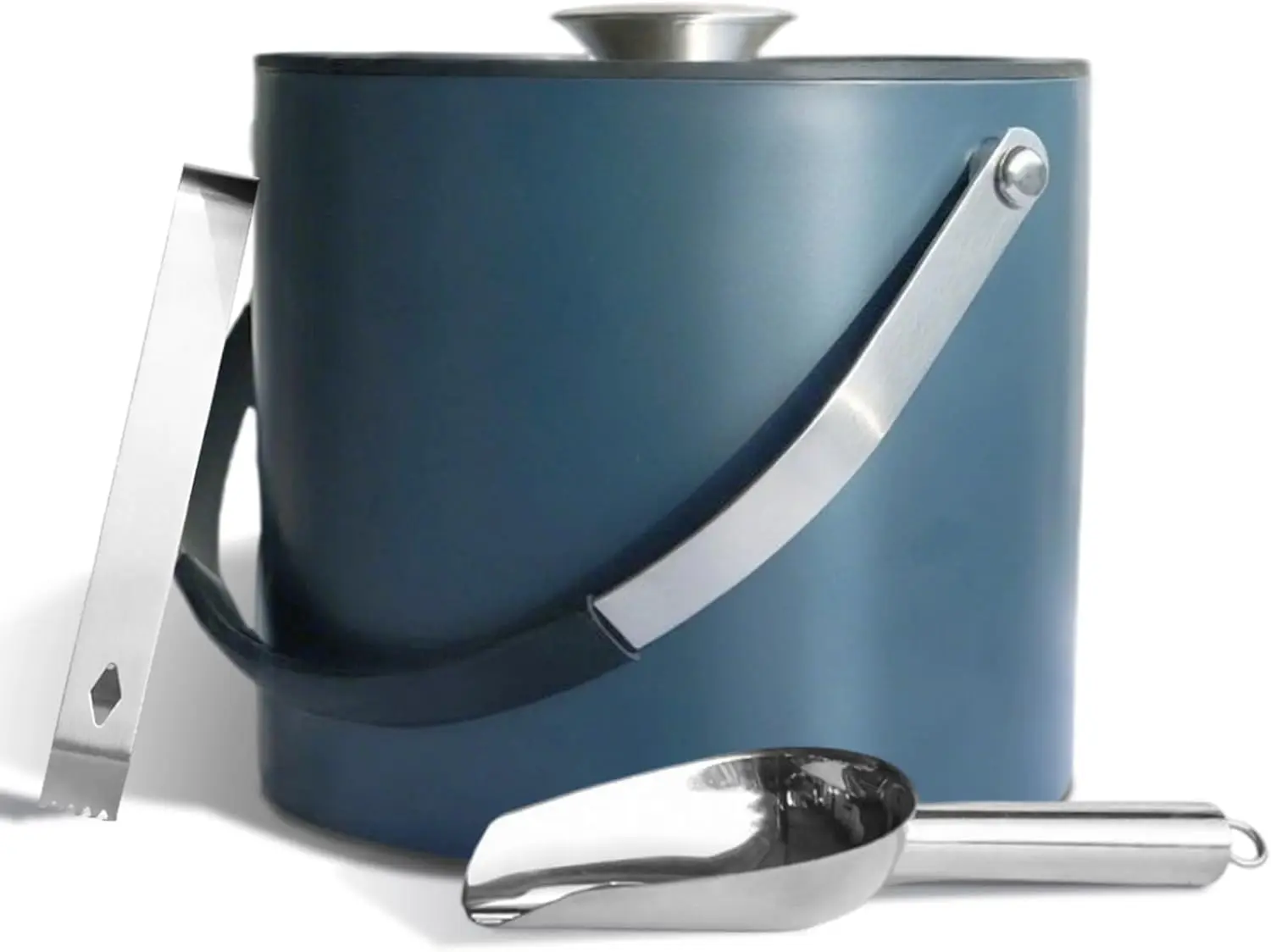4L Ice Bucket with Silicone Lid, Scoop, Tongs & Strainer, Outdoor Champagne Ice Container Bin, Navy
4L Ice Bucket with Silicone Lid, Scoop, Tongs & Strainer, Outdoor Champagne Ice Container Bin, Navy