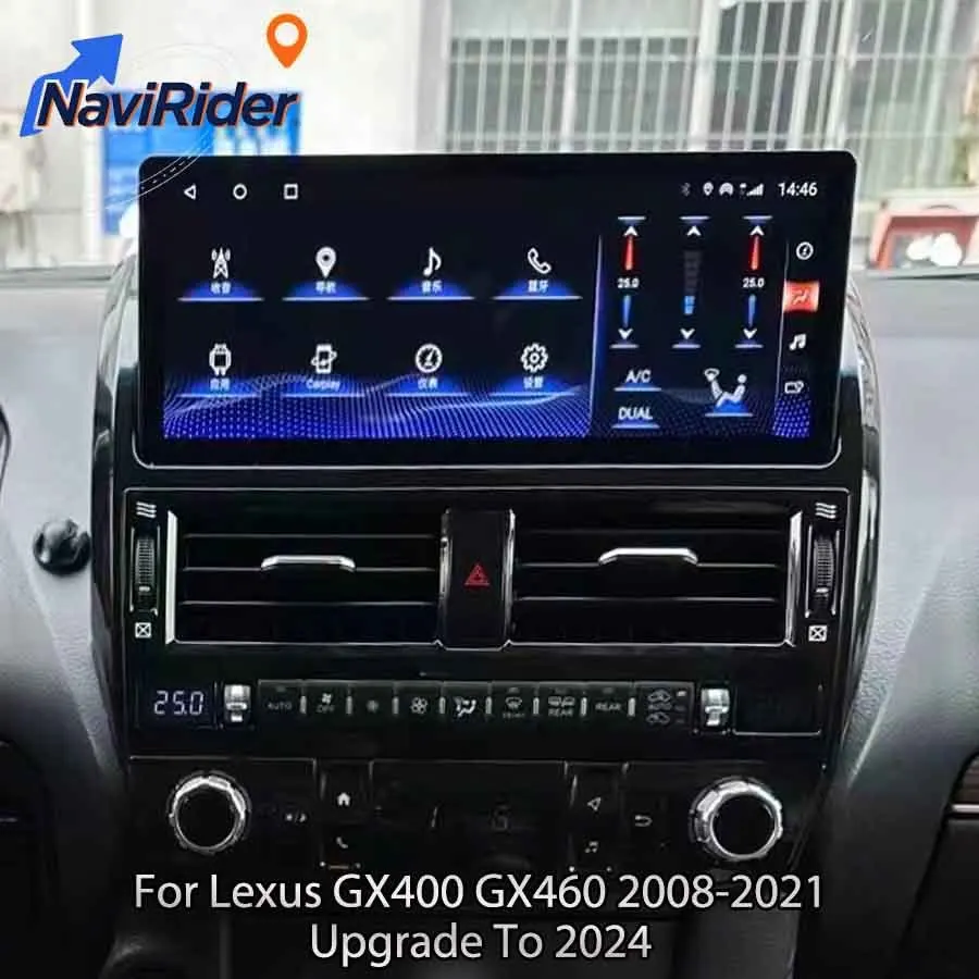 10.9" Android For Lexus GX400 GX460 2008-2021 Upgrade To 2024 Wireless Carplay Autoradio Car Radio Multimedia Player GPS Stereo
10.9" Android For Lexus GX400 GX460 2008-2021 Upgrade To 2024 Wireless Carplay Autoradio Car Radio Multimedia Player GPS Stereo