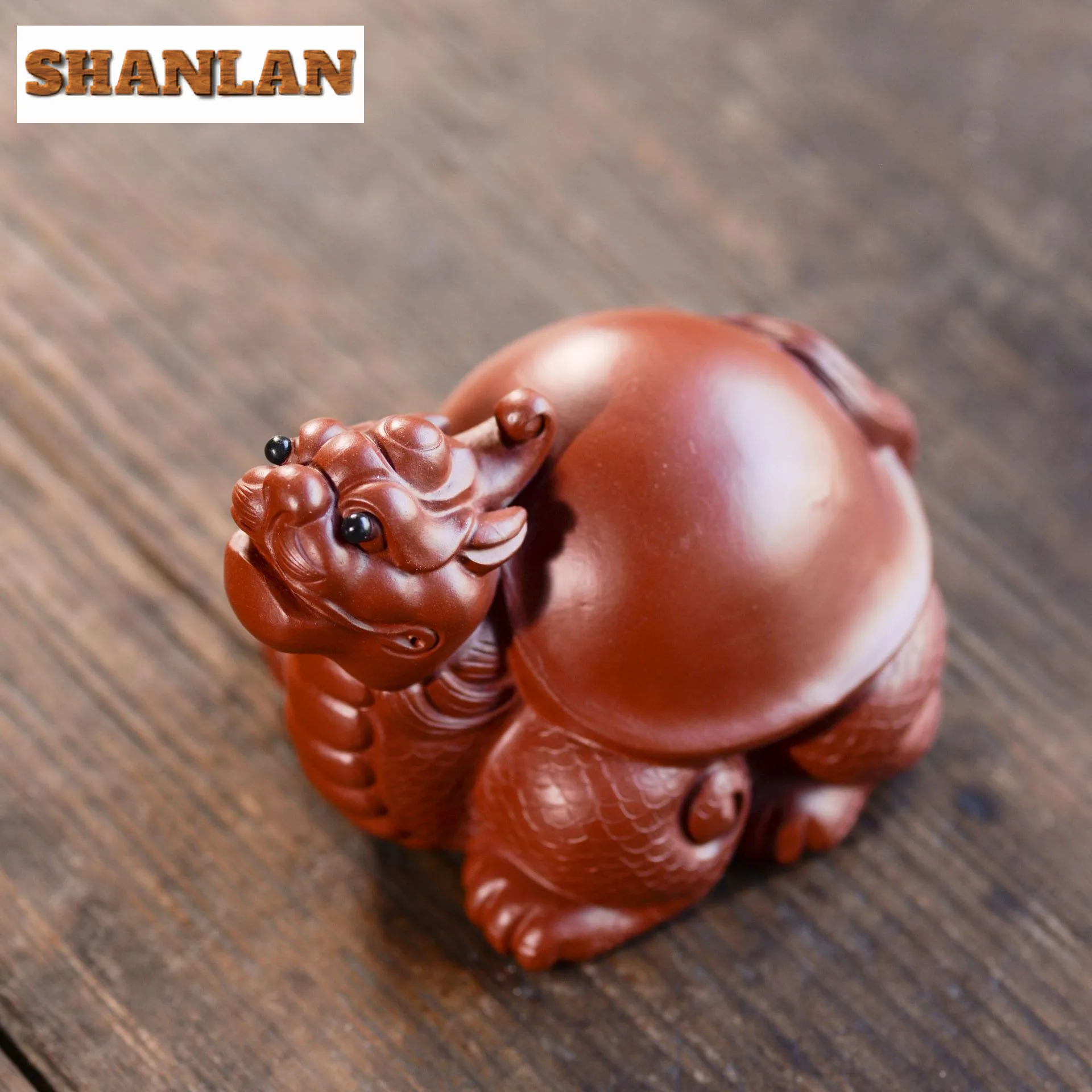 Yixing Zisha Wealth Dragon Turtle Tea Pet Elegant Exquisite Miniatures Tea Figurine Play Toys Tea Statue Ornaments Drinkware
Yixing Zisha Wealth Dragon Turtle Tea Pet Elegant Exquisite Miniatures Tea Figurine Play Toys Tea Statue Ornaments Drinkware