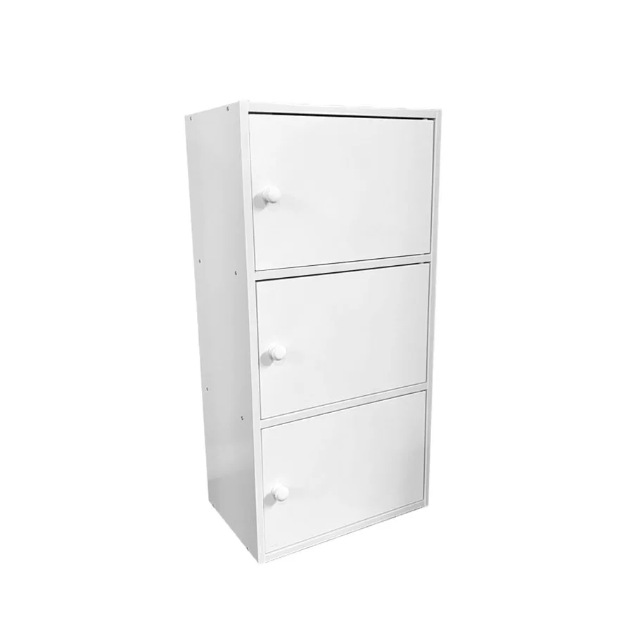 Three door storage utility cabinet entryway living room garage hallway bathroom White wooden knob handle
Three door storage utility cabinet entryway living room garage hallway bathroom White wooden knob handle