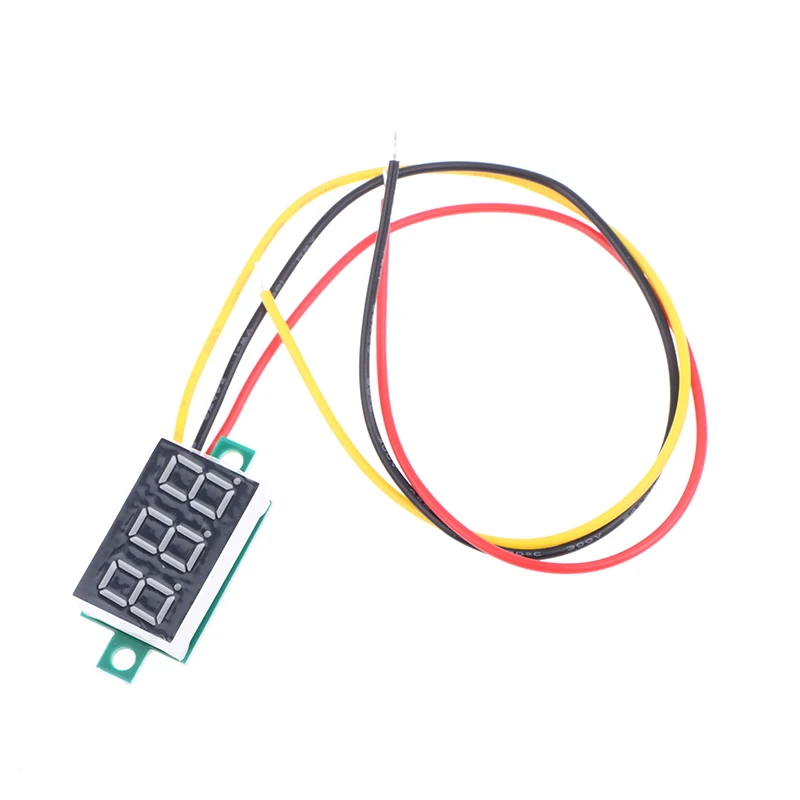 HOT! 2PCS DC 0-100V LED Digital Voltmeter 0.36" Red Green Blue Voltage Detector For Car 12V Mobile Power
HOT! 2PCS DC 0-100V LED Digital Voltmeter 0.36" Red Green Blue Voltage Detector For Car 12V Mobile Power