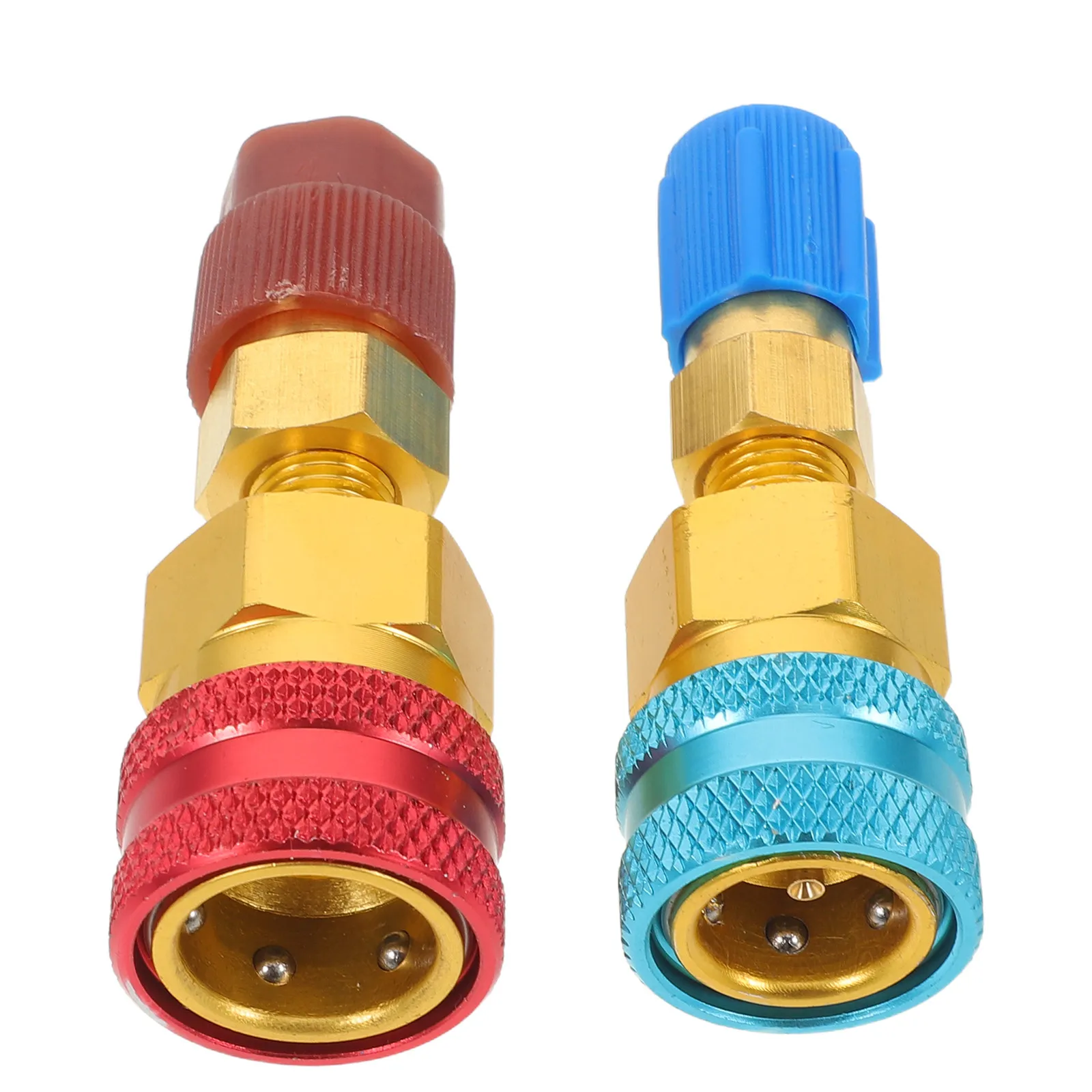 2Pcs R1234yf Quick Couplers Kit Sturdy Copper Plastic Ac Hose Connectors Low Pressure Refrigeration Adapter Kit for Automotive
2Pcs R1234yf Quick Couplers Kit Sturdy Copper Plastic Ac Hose Connectors Low Pressure Refrigeration Adapter Kit for Automotive