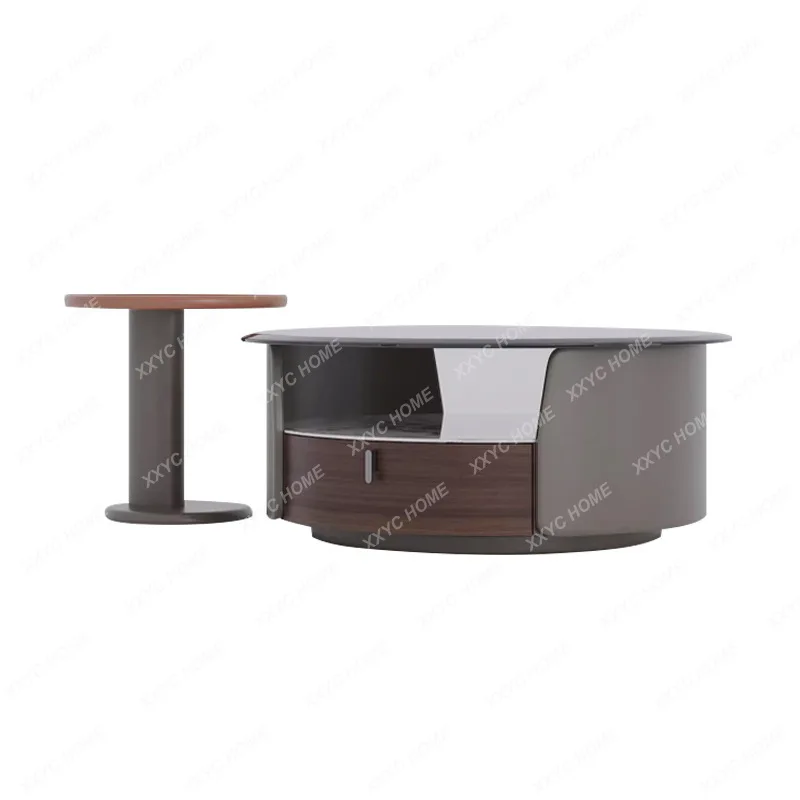 Rock Plate Coffee Table Set Modern Living Room Round High - End Coffee Table Creative Home Furniture
Rock Plate Coffee Table Set Modern Living Room Round High - End Coffee Table Creative Home Furniture