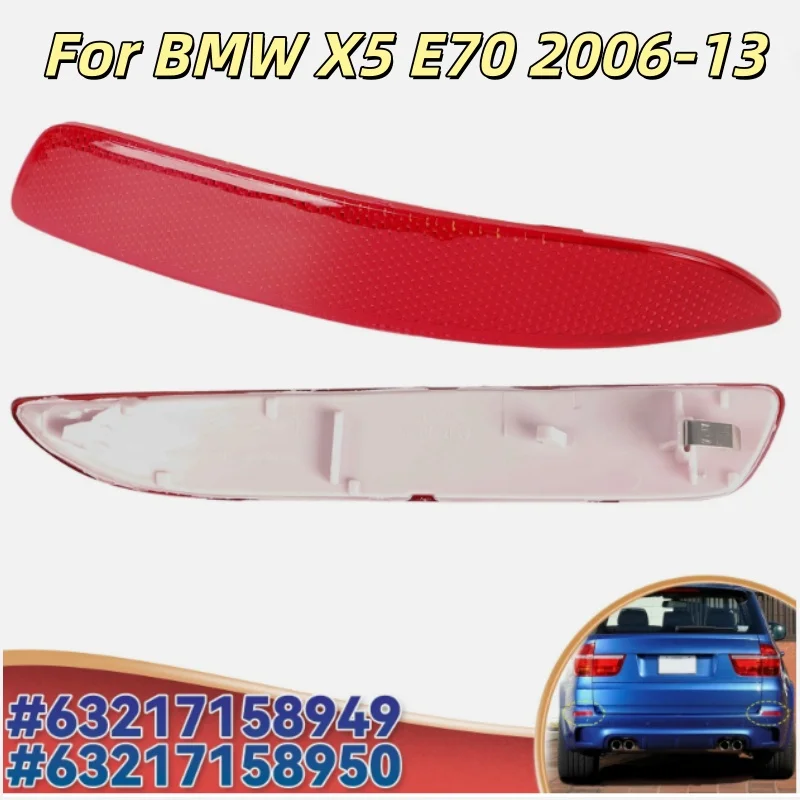 2Pcs 63217158950 Left/Right Rear Bumper Reflector for E70 X5 2007‑2013 63217158949 63217158950 Rear Bumper Reflector for E70
2Pcs 63217158950 Left/Right Rear Bumper Reflector for E70 X5 2007‑2013 63217158949 63217158950 Rear Bumper Reflector for E70