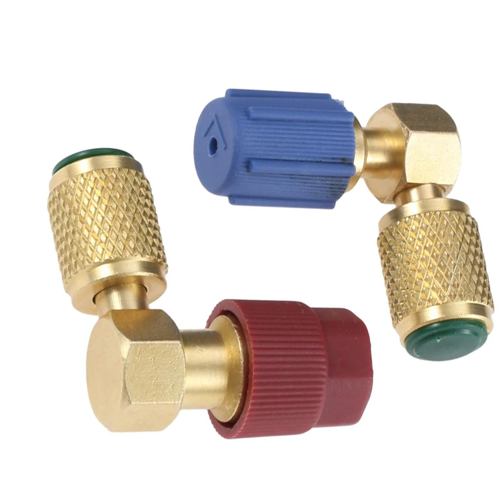 Solid Copper R12 R134A Conversion Fitting Corrosion Resistant Air Conditioning Quick Coupler Valve
Solid Copper R12 R134A Conversion Fitting Corrosion Resistant Air Conditioning Quick Coupler Valve