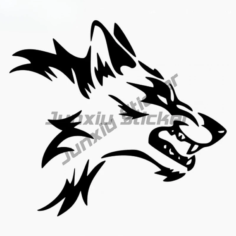 Fashion Beast Wolf Head Decals Race Car Vinyl Stylish Car Body Stickers Cover Black White
Fashion Beast Wolf Head Decals Race Car Vinyl Stylish Car Body Stickers Cover Black White