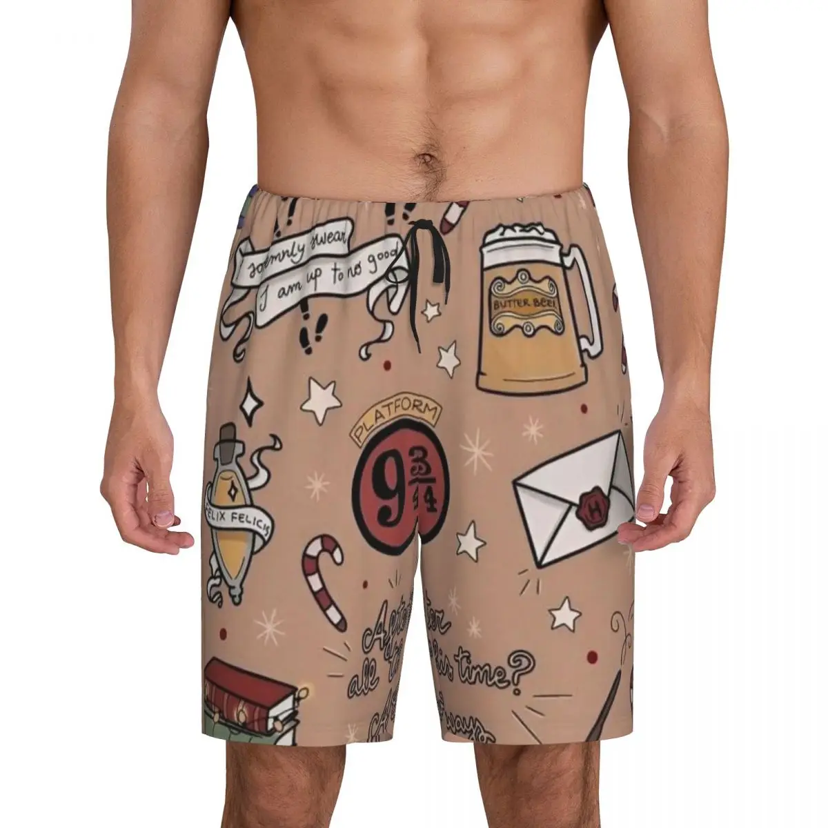 Custom Print Men's Harrys Magic Adventure Movies Potters Pajama Bottoms Sleepwear Pjs Sleep Shorts with Pockets
Custom Print Men's Harrys Magic Adventure Movies Potters Pajama Bottoms Sleepwear Pjs Sleep Shorts with Pockets