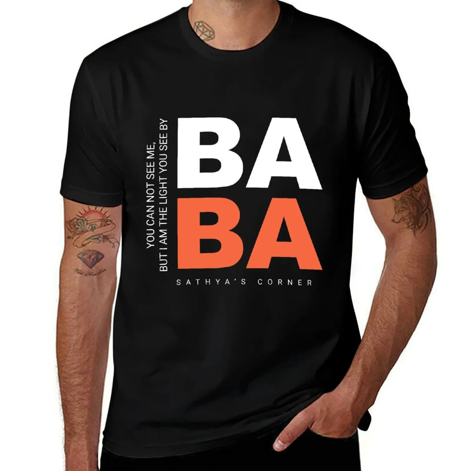 Sathya Sai Designs T-Shirt cute clothes valentines boutique clothes animal prinfor boys vintage clothes Men's cotton t-shirt
Sathya Sai Designs T-Shirt cute clothes valentines boutique clothes animal prinfor boys vintage clothes Men's cotton t-shirt