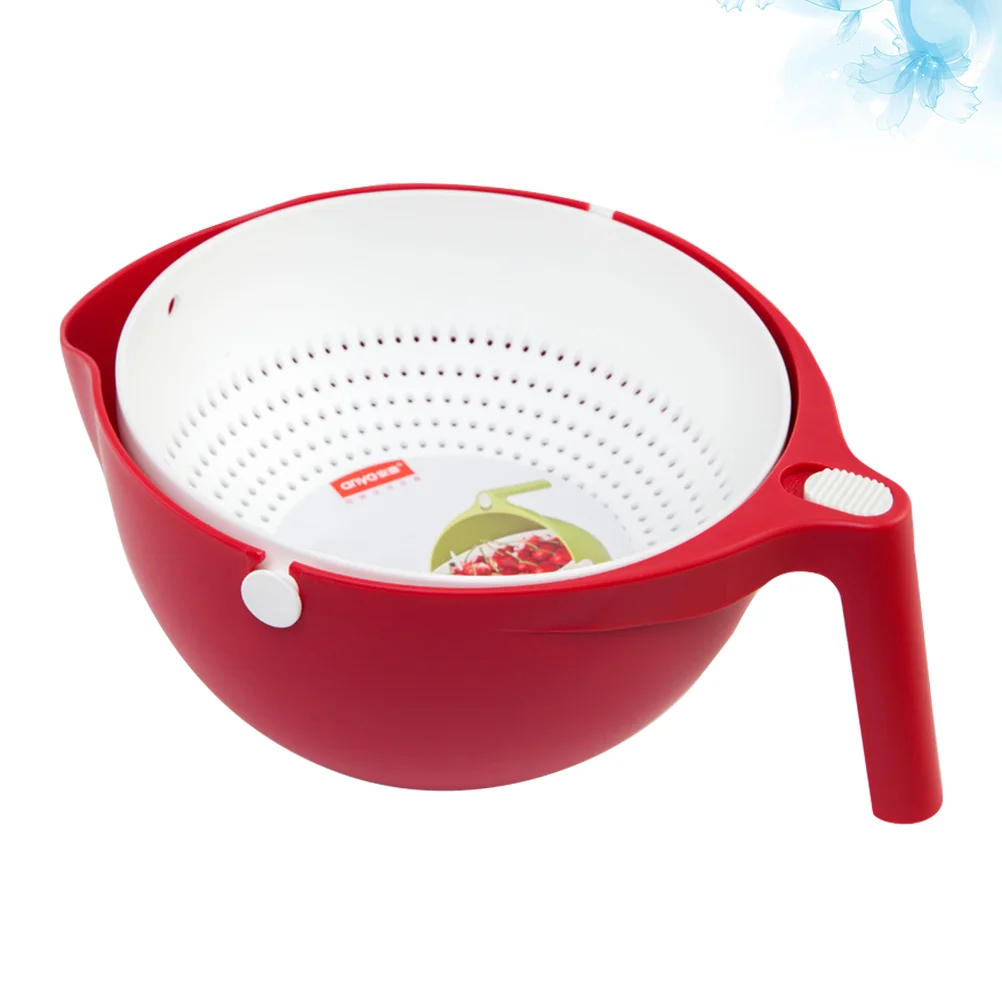 Double Layers Portable Fruit Vegetable Drying Basket 1PC Red White Rice Washing Drain Storage Kitchen Mesh Holes
Double Layers Portable Fruit Vegetable Drying Basket 1PC Red White Rice Washing Drain Storage Kitchen Mesh Holes